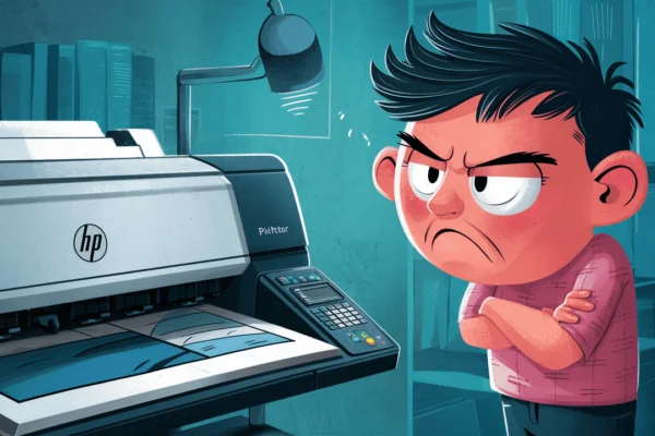 روشن نشدن پلاتر hp