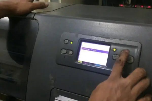 ریست کردن پلاتر HP