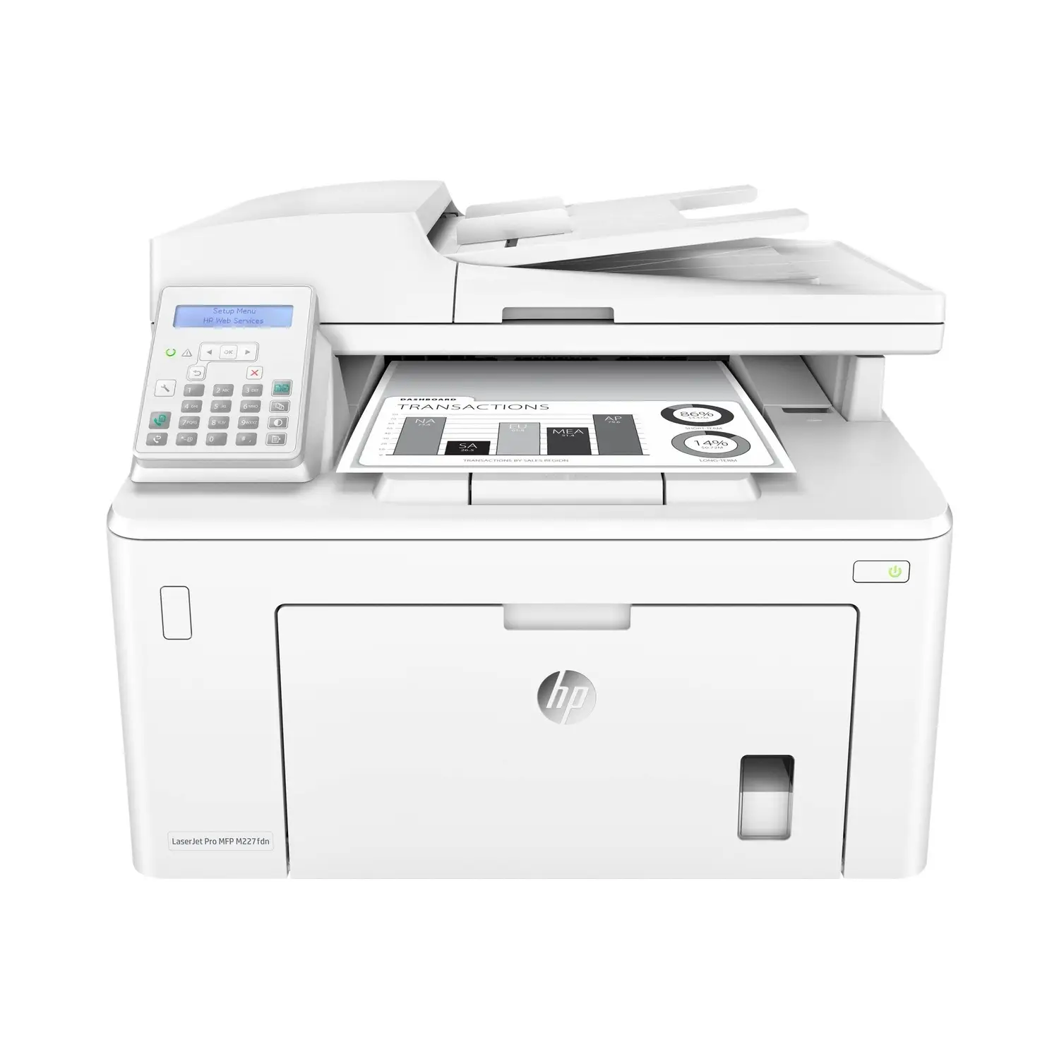 پرینتر لیزری HP LaserJet Pro MFP M227fdn پرینتر لیزری HP LaserJet Pro MFP M227fdn